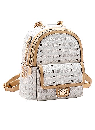 MOCHILA DE PU 8485393-3-2025 BEGE