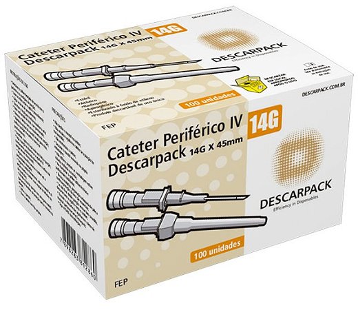 Cateter Periférico Intravenoso Descarpack