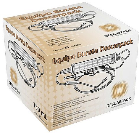 Equipo Bureta com Câmara Graduada Descarpack