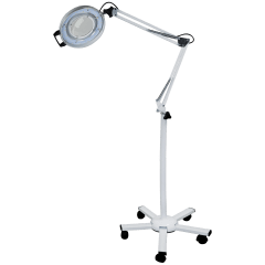 Lupa de Alumínio LED s/ Bandeja Tripé Autovolt - Lupas e Luminárias Estética - Estek