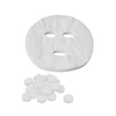 Máscara e Toalha desidratada para limpeza Facial - 36 uni