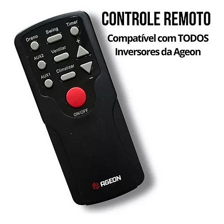 CONTROLE REMOTO AGEON