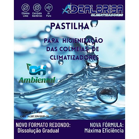 KIT  10 UNIDADES - PASTILHAS PARA HIGIENIZAÇAO DAS COLMEIAS DE CLIMATIZADORES