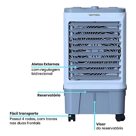 CLIMATIZADOR CLIN8-01 BR/CZ 8 LITROS 130W 127V