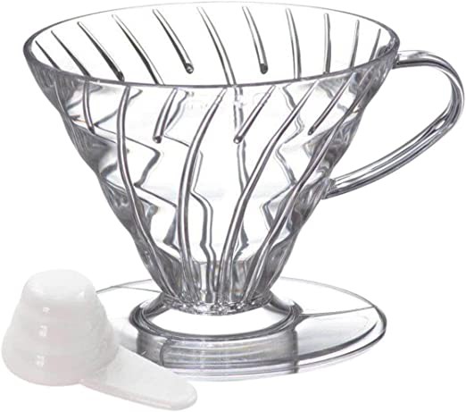 Suporte para Filtro de Café V60-02 Cerâmica Transparente – Hario