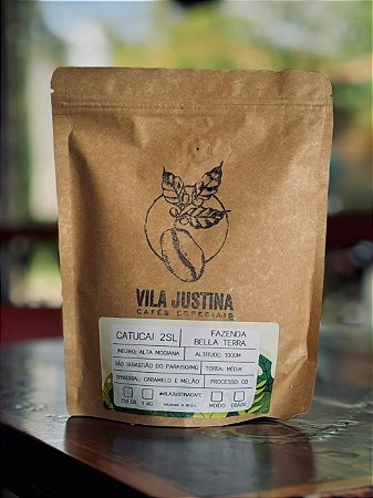 Premiado - Café especial notas de caramelo e melão Fazenda Bella Terra