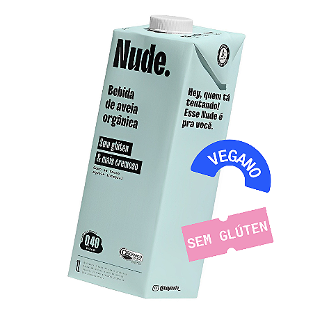 NUDE ORGANICO (1L) - LEITE DE AVEIA ZERO LACTOSE