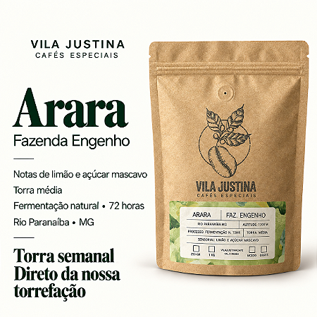 Café Especial Sensorial limão da Faz. Engenho (Rio Paranaíba-MG) 250g