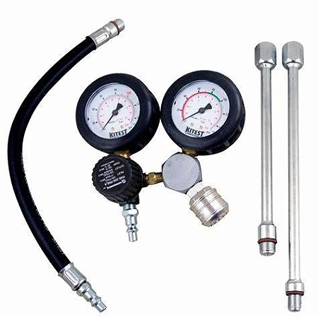 Teste de Compressão e Vazão de Cilindro KA-033 - Kitest