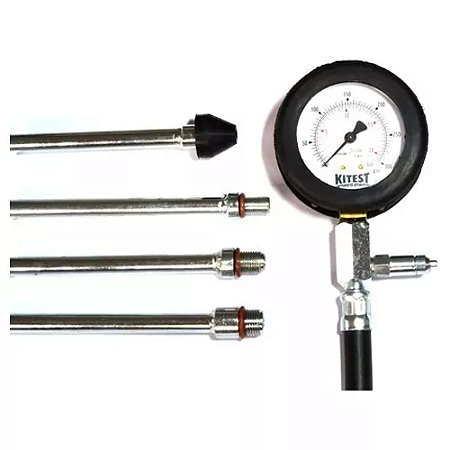 Medidor de Compressão de Cilindro P/Motos 4 suportes KA-026.Moto - Kitest