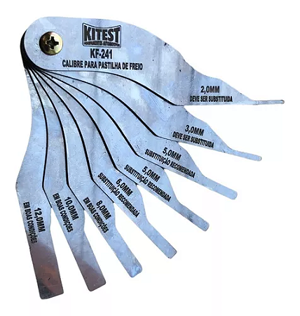 Calibre de Pastilha de Freio KF-241 - Kitest