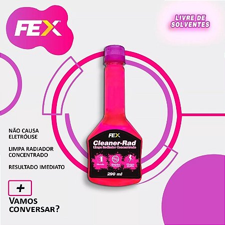 Líquido de limpeza arrefecimento Cleaner Rad- Fex