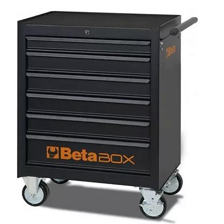 Carrinho de Ferramentas c/6 Gavetas Betabox (Preto) - Beta
