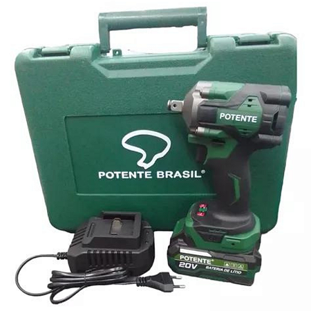 Chave de Impacto 1/2'' 66 Kg (1 Bateria) - Potente