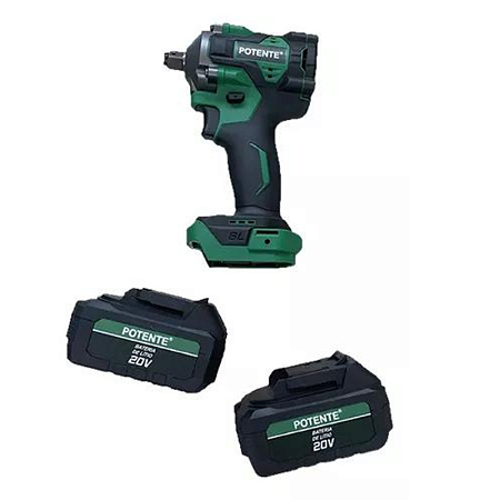 Chave de Impacto 1/2'' 89 Kg (2 Baterias) - Potente