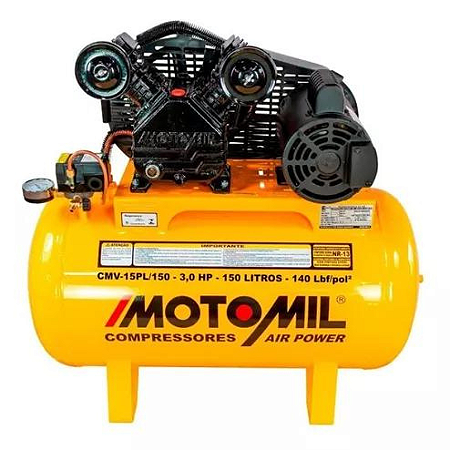 Compressor de Ar 15/150 LBS-127/220V - Motomil