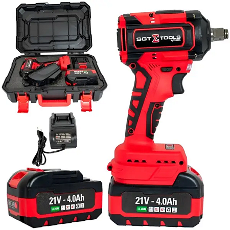 Mini Chave de Impacto 1/2'' 2 Baterias 66Kg - Sigma