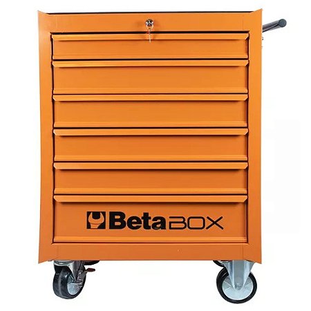 Carrinho de Ferramentas c/6 Gavetas Betabox (Laranja) - Beta