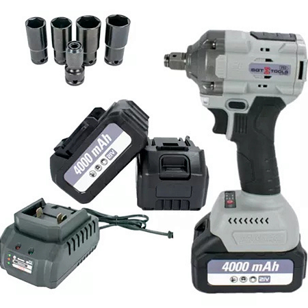 Chave de Impacto 1/2'' 2 Baterias 60Kg - Sigma
