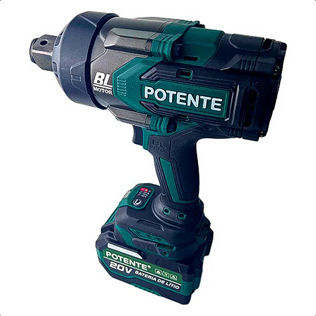 Chave de Impacto a Bateria 1'' 255 kg (2 Baterias) - Potente