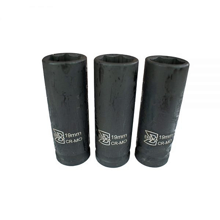 Soquete Sextavado Longo Impacto 1/2''-19MM - Sigma Tools