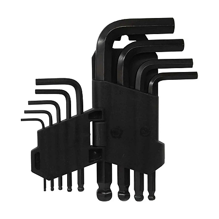 Jogo de Chave Allen Curta 9 Pçs - Riosul