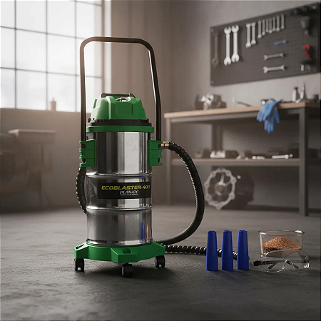 Equipamento Descabonização Jato Casca Nozes 1.500W - Plana