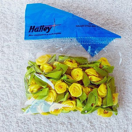 Flor Rococó Amarelo Ouro cor 507