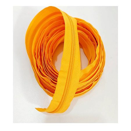 Zíper em Metro n5 Cor Amarelo Ouro Unidade Contendo 5 Metros