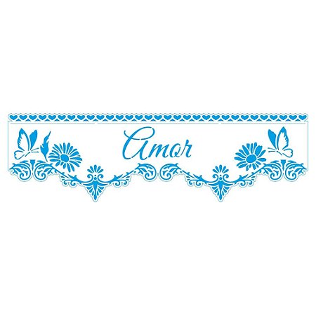 Stencil Barrado Borboleta Amor STAB2-032