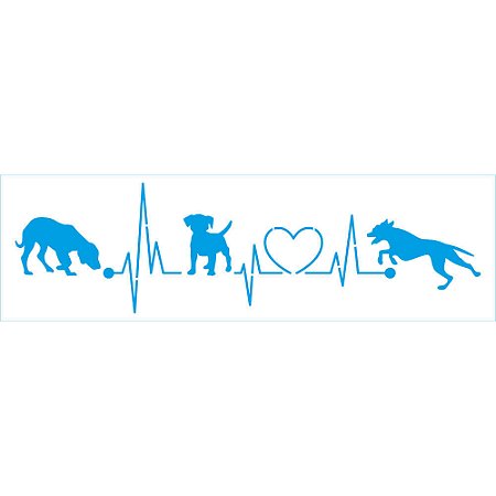 Stencil Cardio Dog STE-432