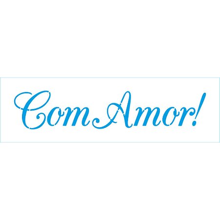 Stencil  Com Amor STE-410
