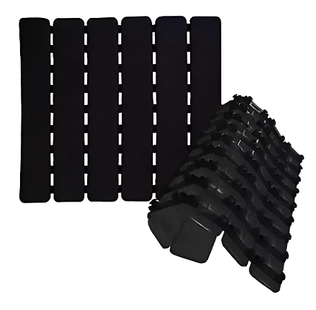 ESTRADO ANTIDERRAPANTE PARA BANHO COR PRETA