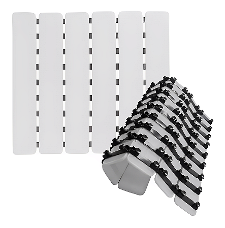 ESTRADO ANTIDERRAPANTE PARA BANHO COR BRANCA