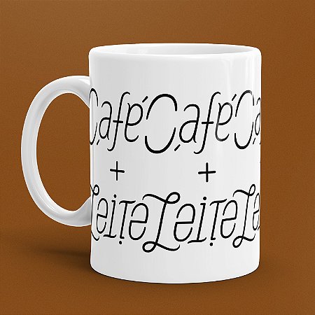 Caneca Mandala Café + Leite