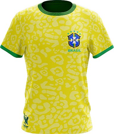Camiseta Seleção Brasileira- Onça Brasil - Griffon Sports - Loja da Camiseta  - Camisetas Personalizadas