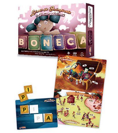 Jogo - Letras de Brinquedo - Idea