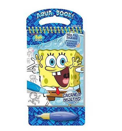 Livro Aqua Book Bob Esponja -