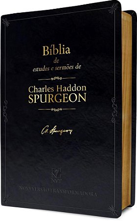 Livro Biblia de Estudos e Sermoes de C. H. Spurgeon: Nova Versao Transformadora - Spurgeon