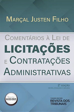 Livro Comentários a Lei de Licitações e Contratações Administrativas - Justen - RT