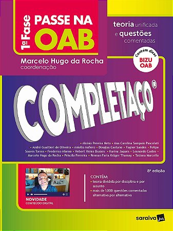 Livro Passe Na Oab - 1 Fase: CompletaÇo Teoria Unificada e QuestÕes Comentadas - Rocha