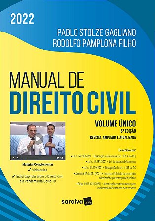 Livro Manual de Direito Civil - Gagliano/pamplona Fi