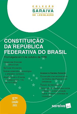 Livro Constituicao da Republica Federativa do Brasil - Saraiva Juridico