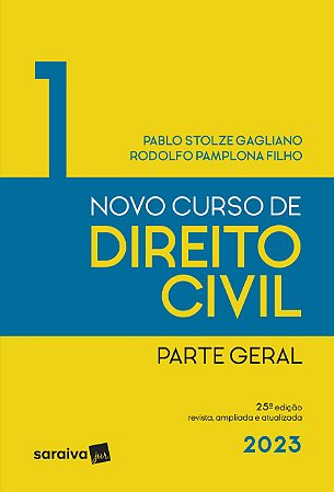 Livro Novo Curso de Direito Civil: Parte Geral - Gagliano/pamplona Fi