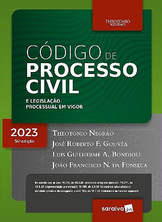 Livro Codigo de Processo Civil e Legislacao Processual em Vigor - Negrao