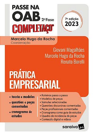 Livro Passe Na Oab 2 Fase: Pratica Empresarial - Magalhaes/rocha/bore