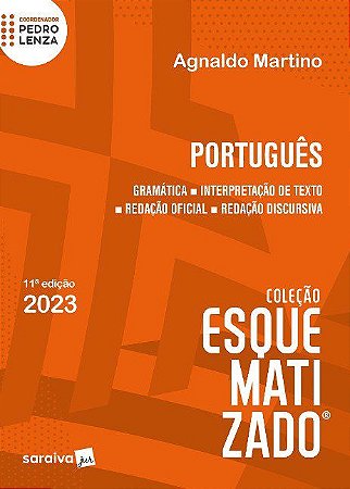 Livro Português Esquematizado: Gramática - Martino - Saraiva