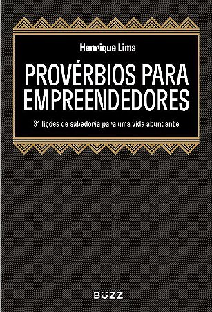 Livro Provérbios para Empreendedores - Lima - Buzz