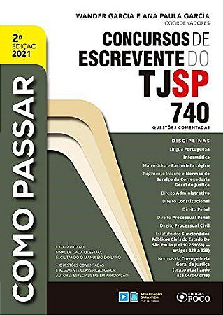 Livro Como Passar - Concursos de Escrevente do Tjsp - Justo