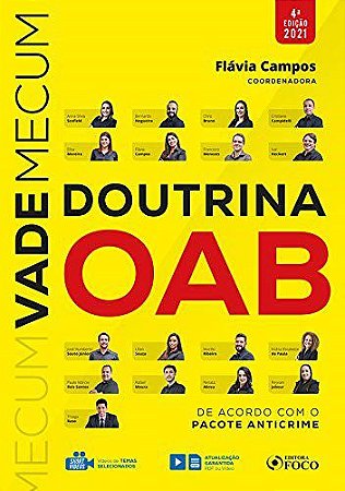 Livro Vade Mecum Doutrina da OAB - 4ª Ed.- Foco